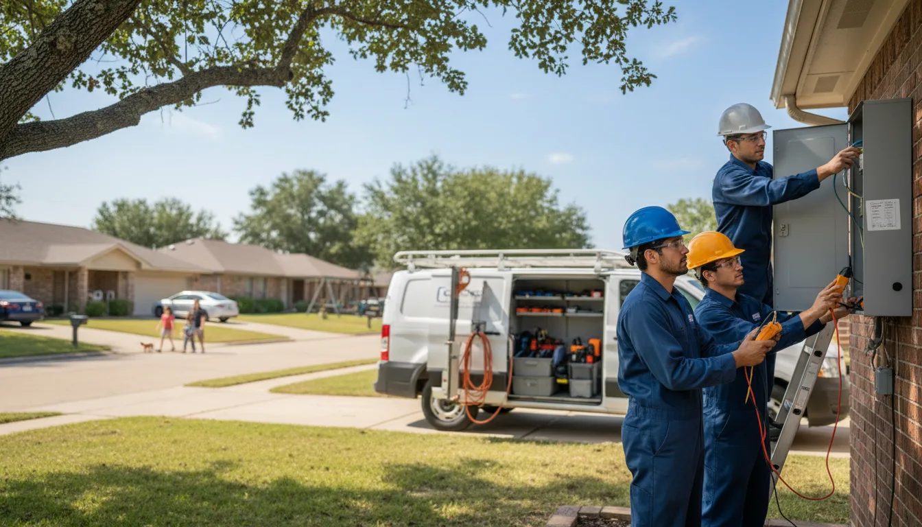 Certified electrician providing emergency electrical services in Delavan, IL